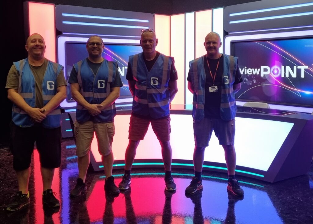 TV studio build