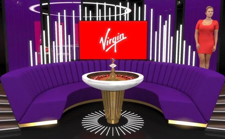 Virgin Games Gambling Casino Set Design