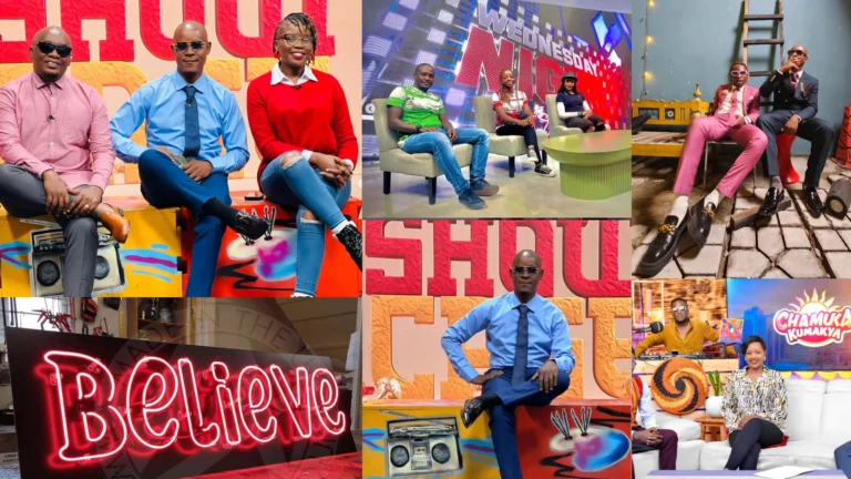 Event set backdrops and props